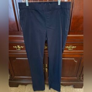 Gloria Vanderbilt All-Around Slimming Effect Straight Leg Pull On Jeans Size L